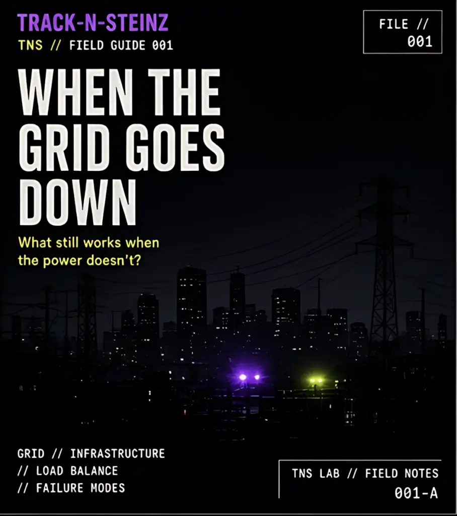 TRACK-N-STEINZ TNS-001 — When the Grid Goes Down